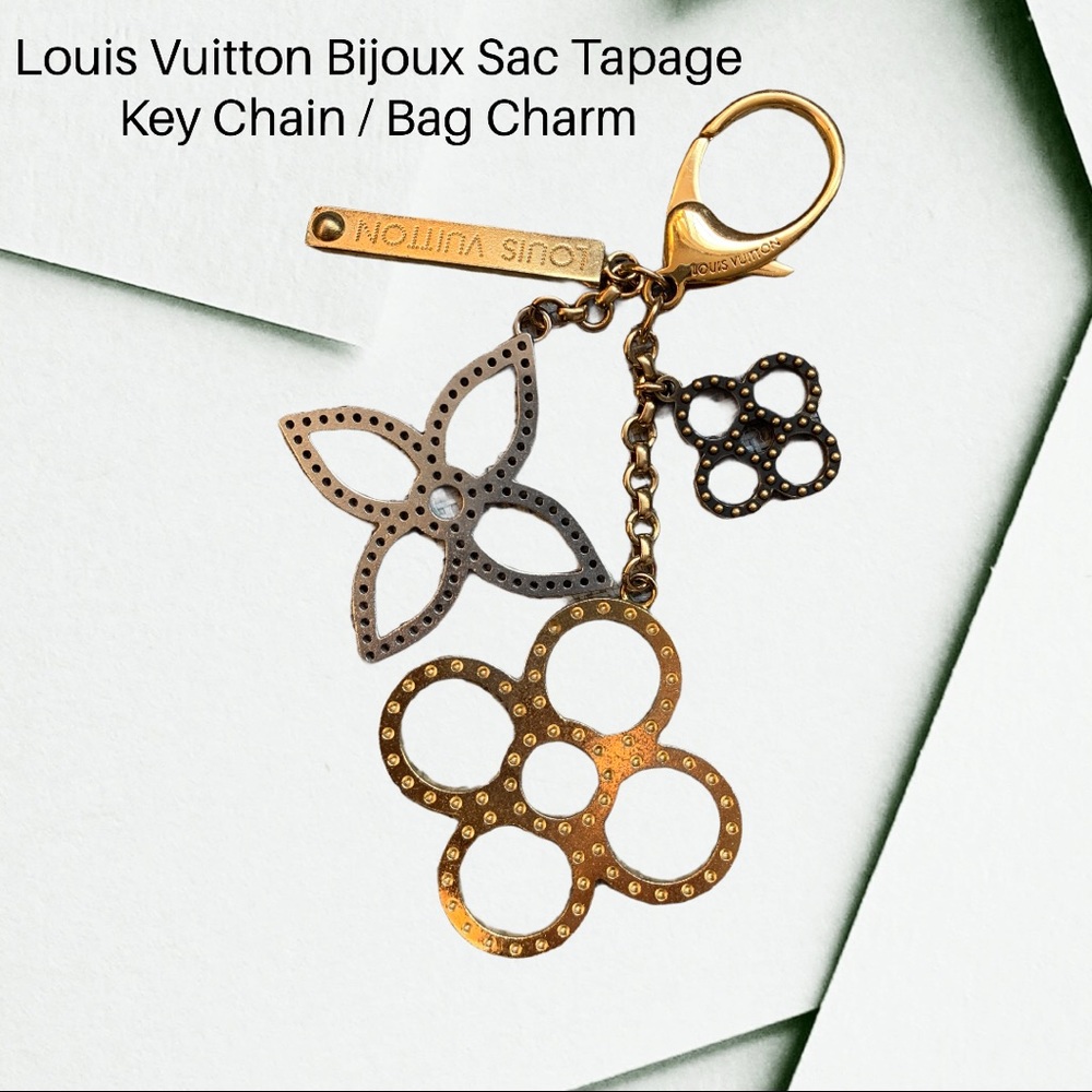 💯% AUTH ⭐ Louis Vuitton Key Chain/Bag Charm